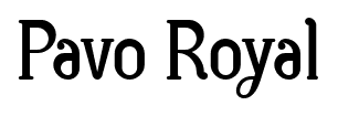 Pavo Royal font